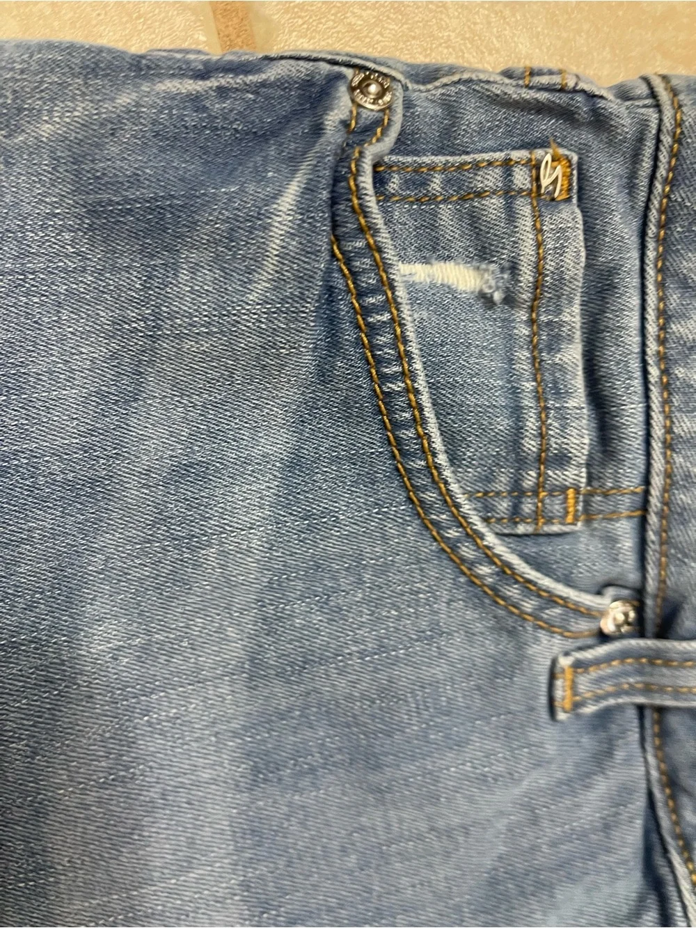 Seven7 Blue Denim Jean Shorts